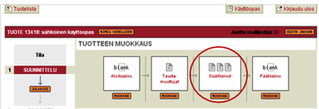 sisältösivun luominen